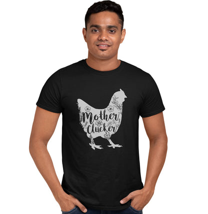 Mother Clucker Silhouette - Adult Unisex T-Shirt