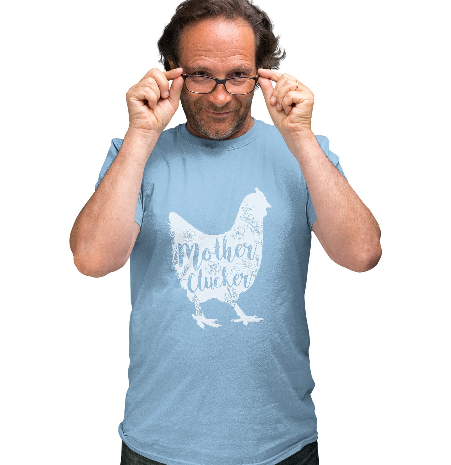 Mother Clucker Silhouette - Adult Unisex T-Shirt