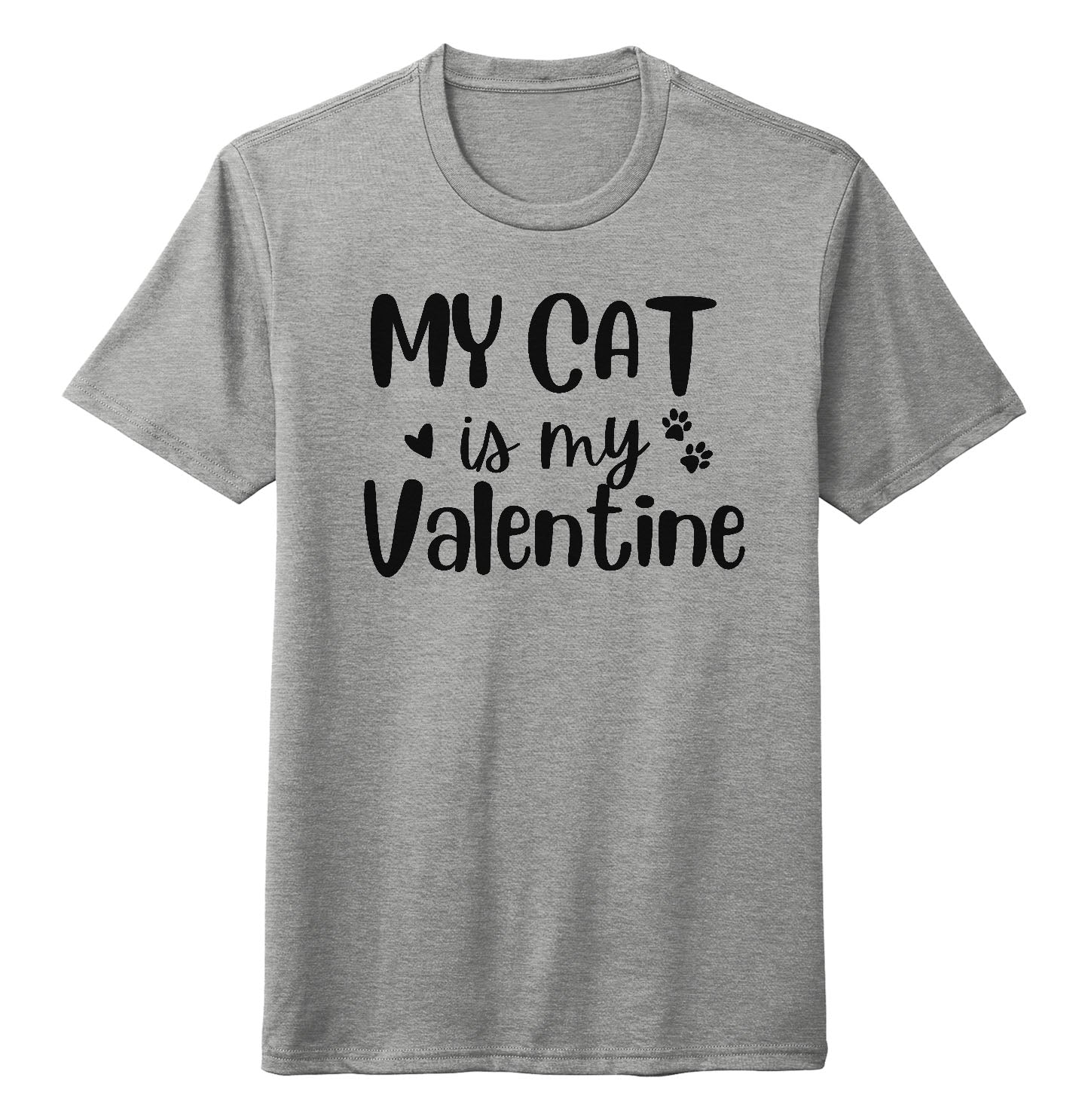 My Cat Valentine - Adult Tri-Blend T-Shirt