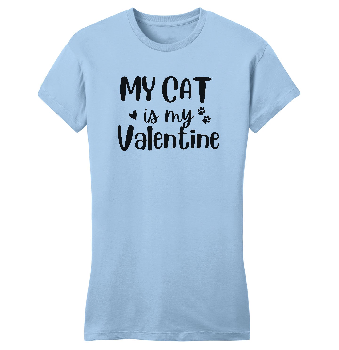 My Cat Valentine - Women's Fitted T-Shirt