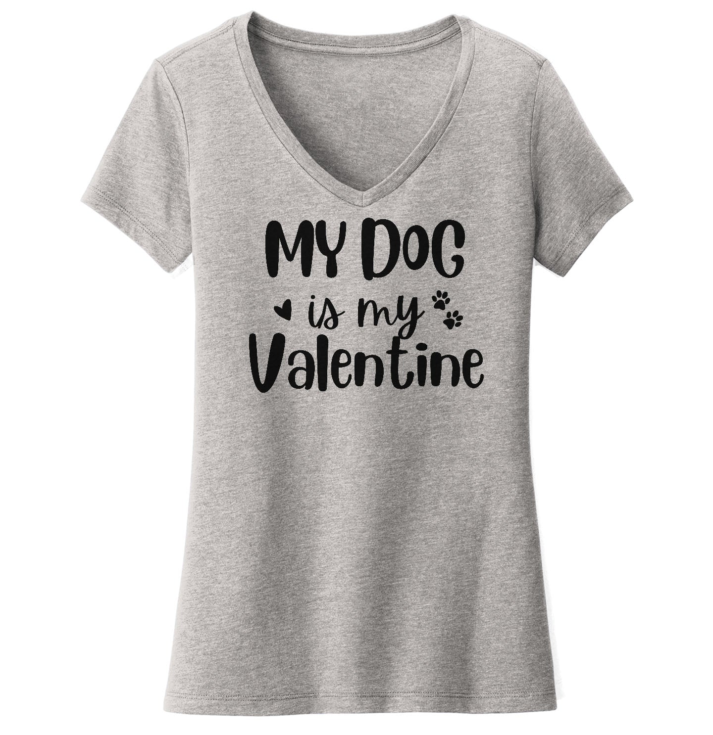 My Dog Valentine - Women's V-Neck T-Shirt