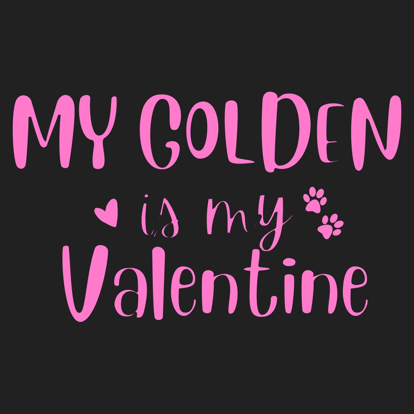 My Golden Valentine - Women's V-Neck T-Shirt