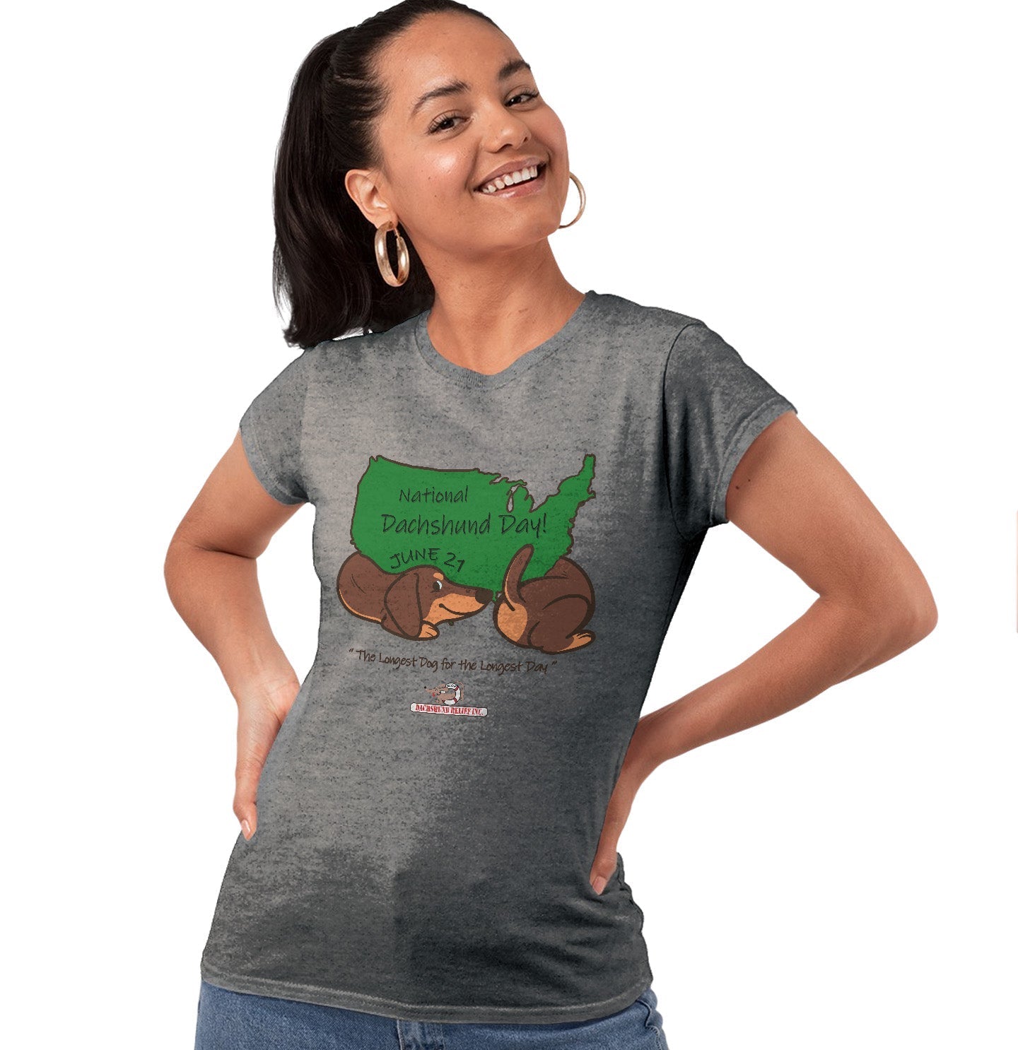 National Dachshund Day - Women's Tri-Blend T-Shirt