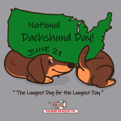 National Dachshund Day - Adult Unisex Crewneck Sweatshirt