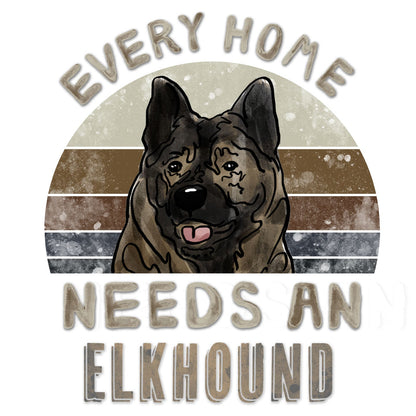 Every Home Needs a Norwegian Elkhound - Women's V-Neck T-Shirt