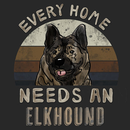 Every Home Needs a Norwegian Elkhound - Adult Unisex T-Shirt