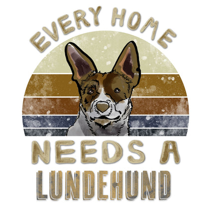 Every Home Needs a Norwegian Lundehund - Women's V-Neck T-Shirt