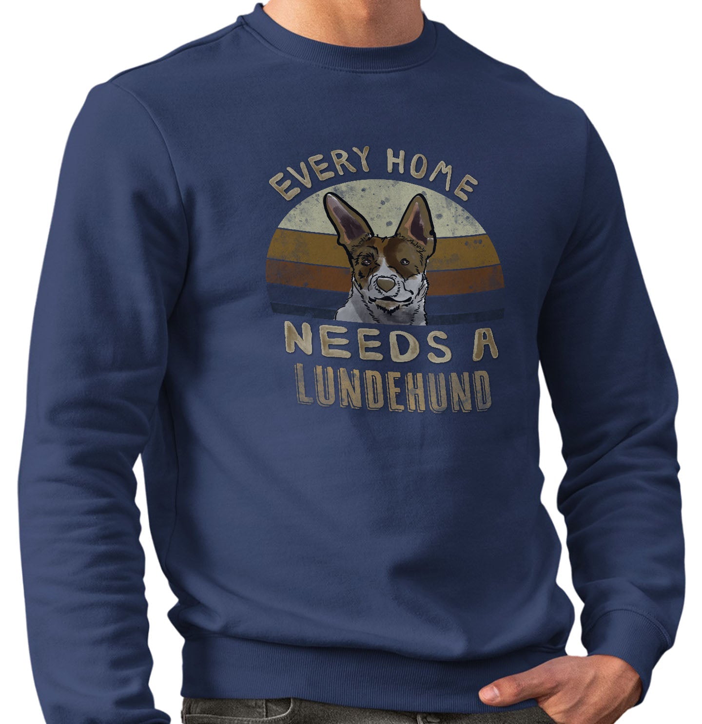 Every Home Needs a Norwegian Lundehund - Adult Unisex Crewneck Sweatshirt
