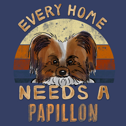Every Home Needs a Papillon - Adult Unisex Crewneck Sweatshirt