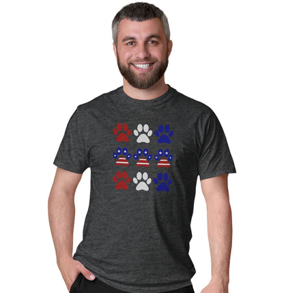 Patriotic Paws - Adult Unisex T-Shirt