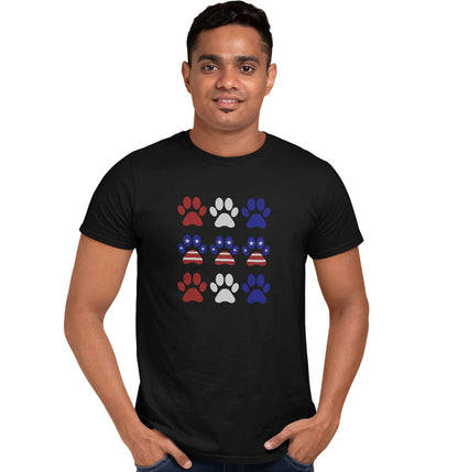 Patriotic Paws - Adult Unisex T-Shirt