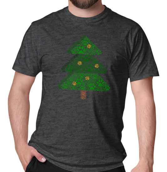 Paw Christmas Tree - Adult Unisex T-Shirt