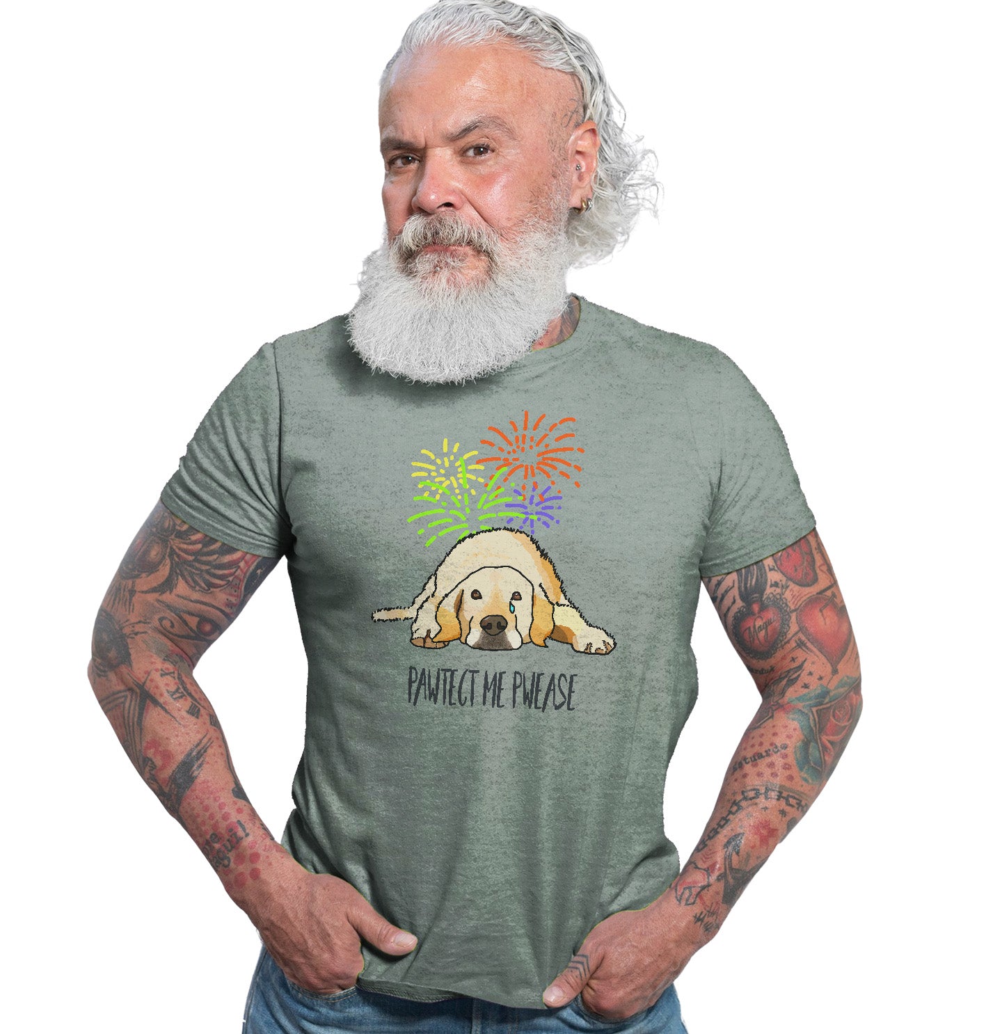 PawtectMePwease - Adult Tri-Blend T-Shirt