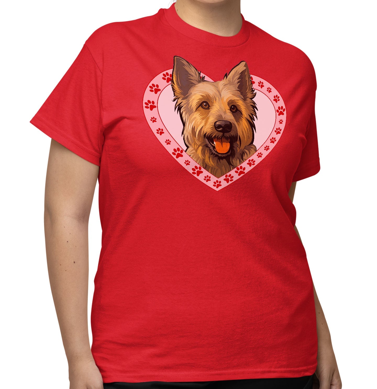 Berger Picard Illustration In Heart - Adult Unisex T-Shirt
