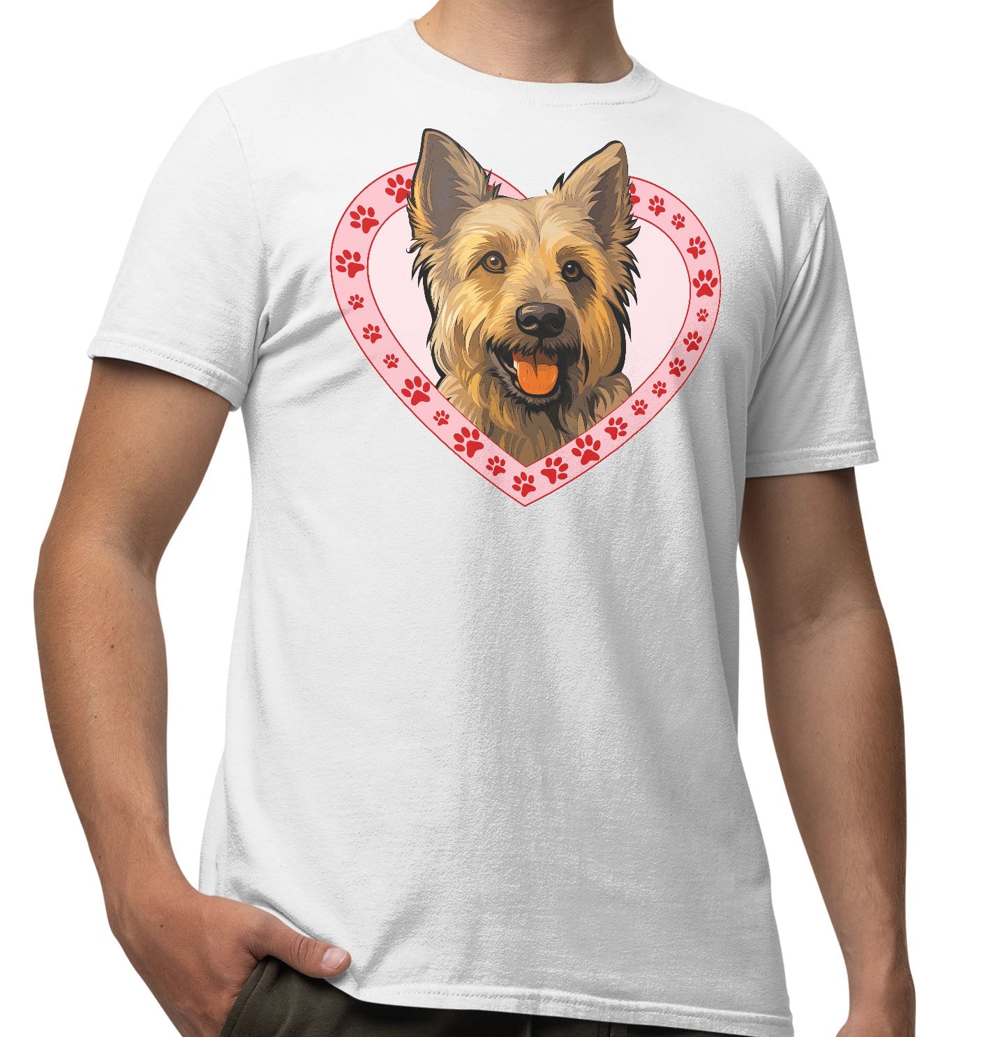 Berger Picard Illustration In Heart - Adult Unisex T-Shirt