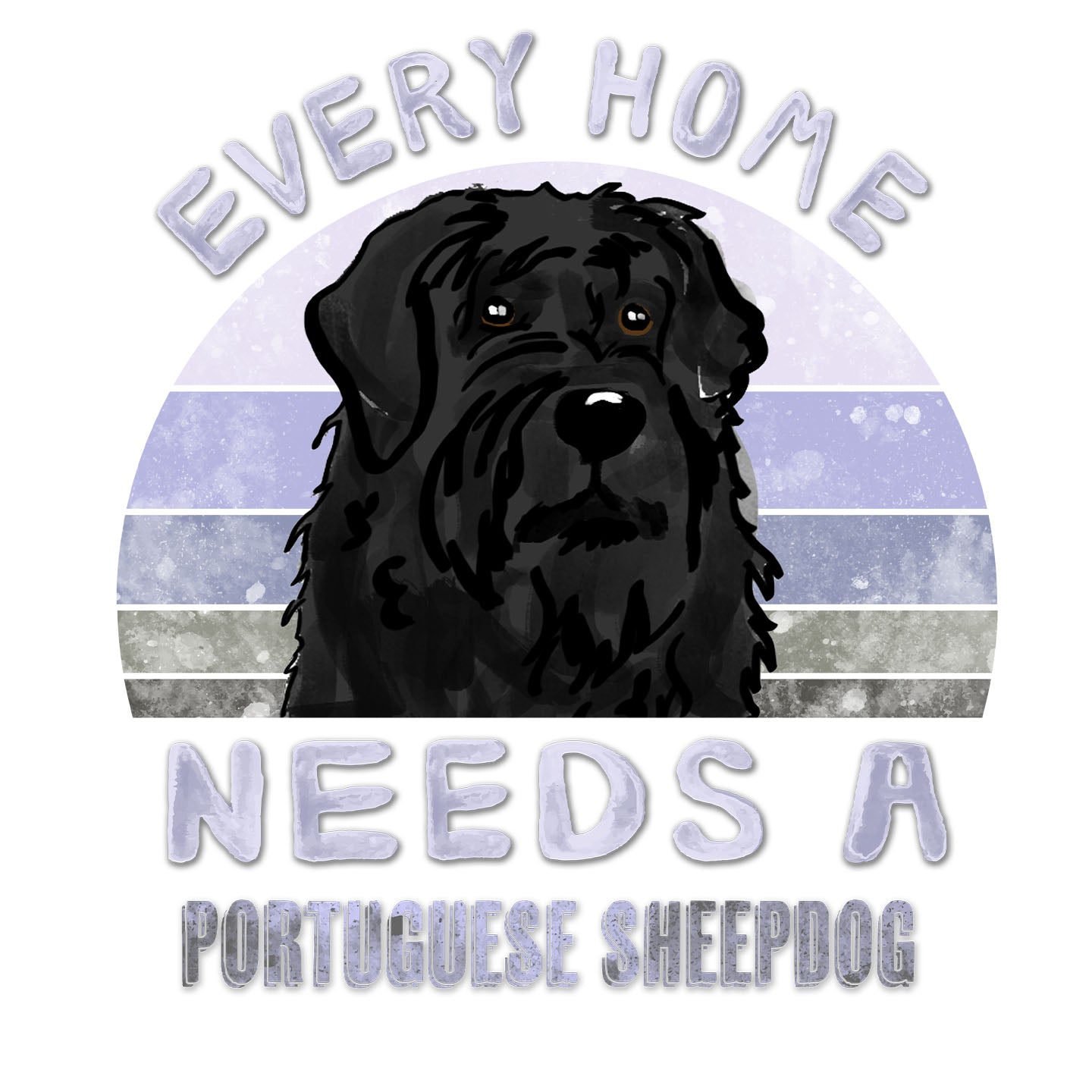 Every Home Needs a Portuguese Sheepdog - Women's V-Neck T-Shirt