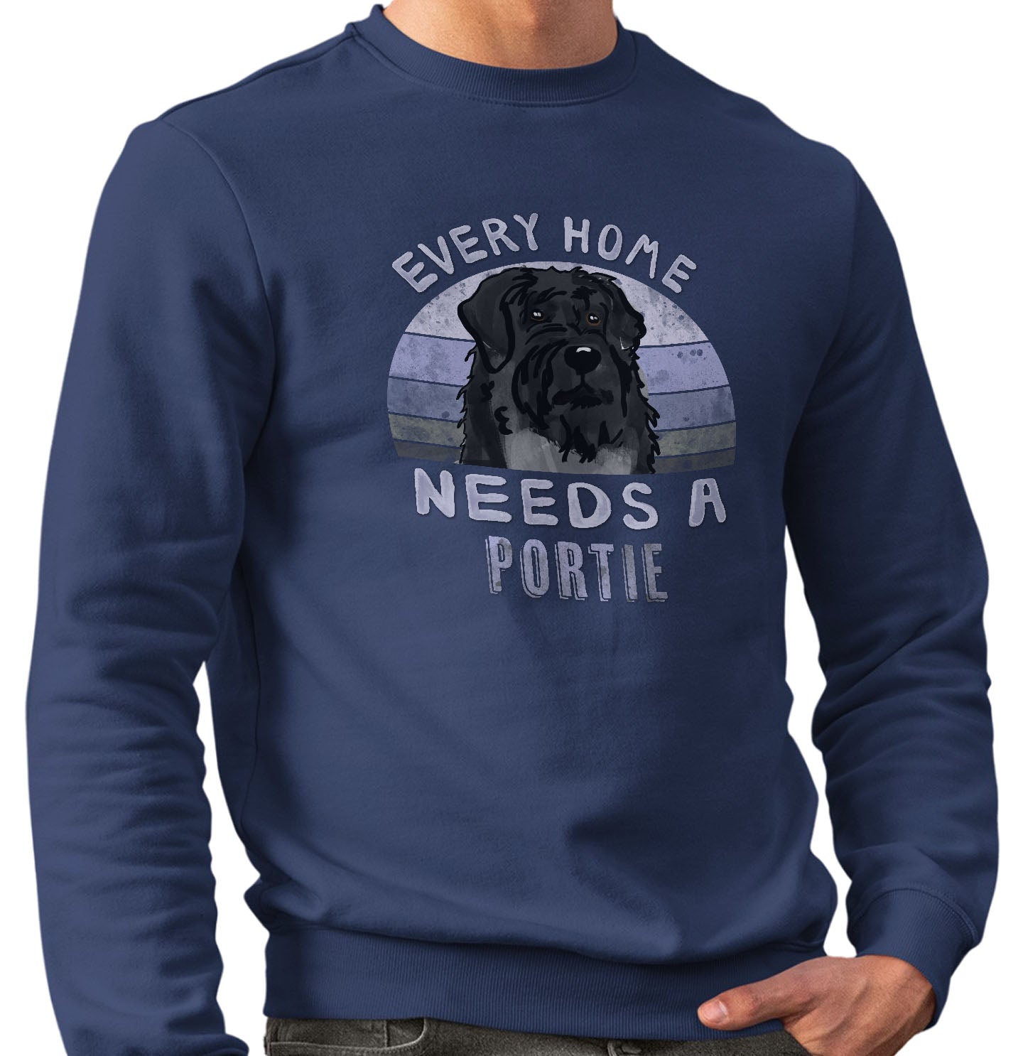 Every Home Needs a Portuguese Water Dog - Adult Unisex Crewneck Sweatshirt