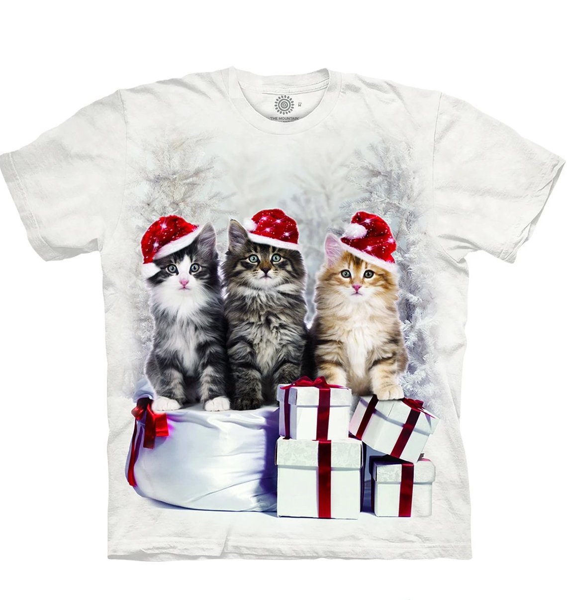 Presents Cats - The Mountain - 3D Animal T-Shirt