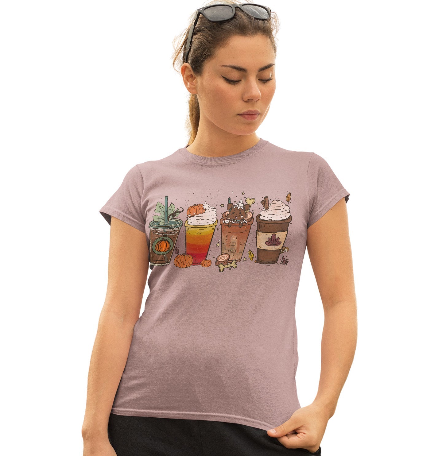 Pupachino Chocolate Lab - Women's Fitted T-Shirt