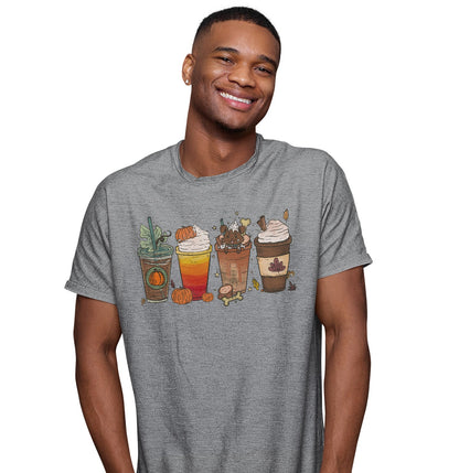 Pupachino Chocolate Lab - Adult Unisex T-Shirt