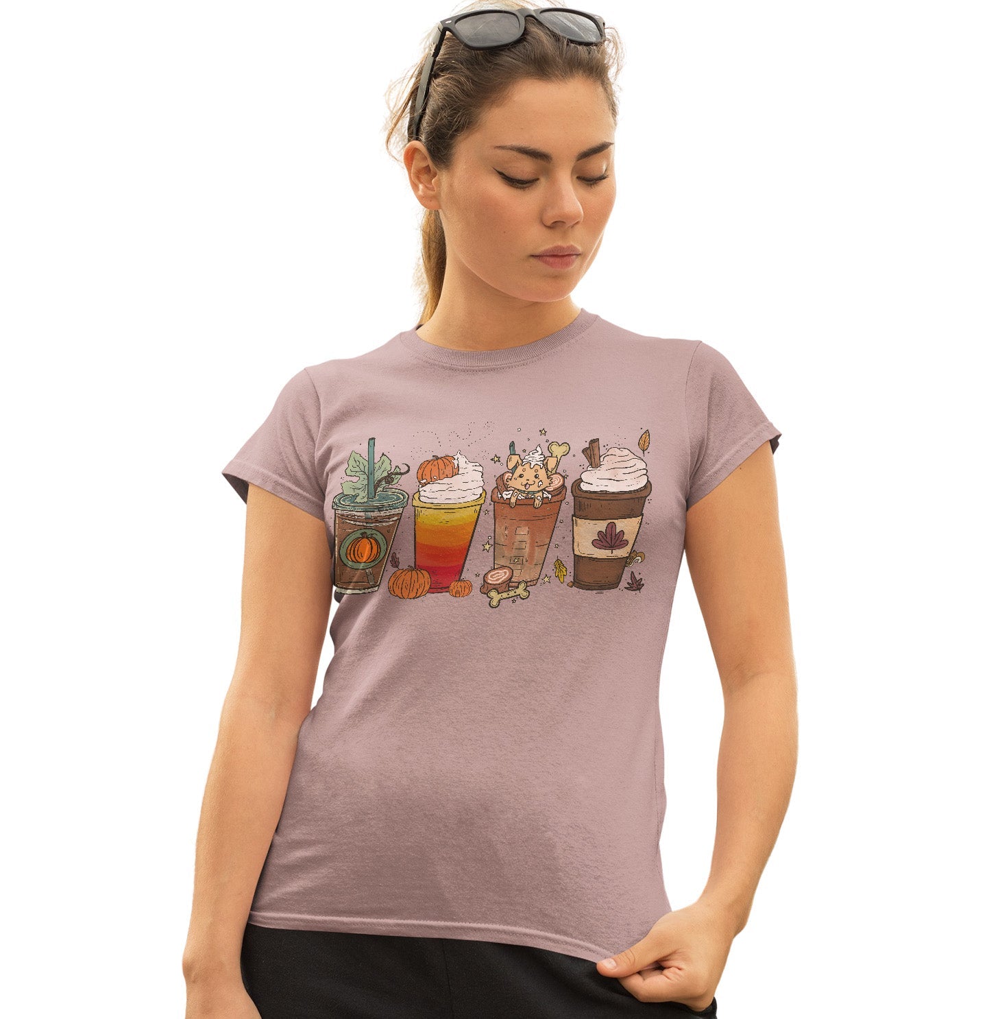 Pupachino Yellow Lab - Women's Fitted T-Shirt