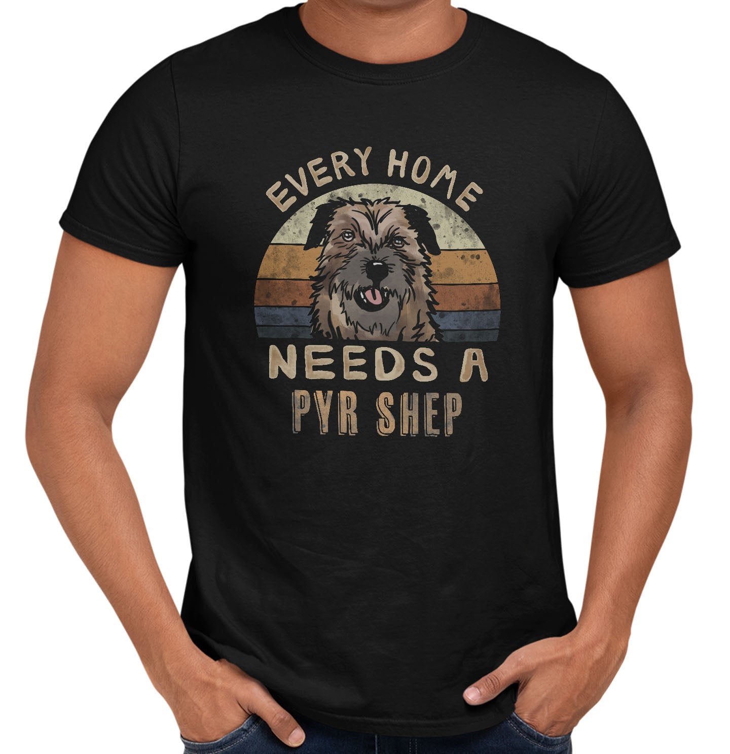 Every Home Needs a Pyrenean Shepherd - Adult Unisex T-Shirt