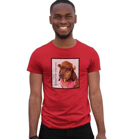 Rodeo Dachshund - Adult Unisex T-Shirt