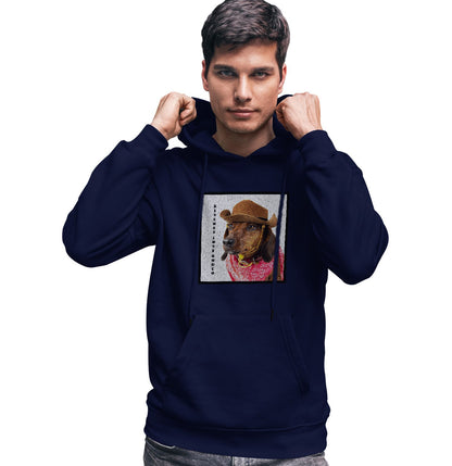 Rodeo Dachshund - Adult Unisex Hoodie Sweatshirt