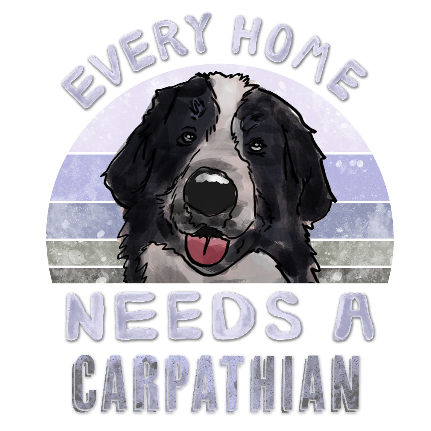 Every Home Needs a Romanian Carpathian Shepherd - Women's V-Neck T-Shirt
