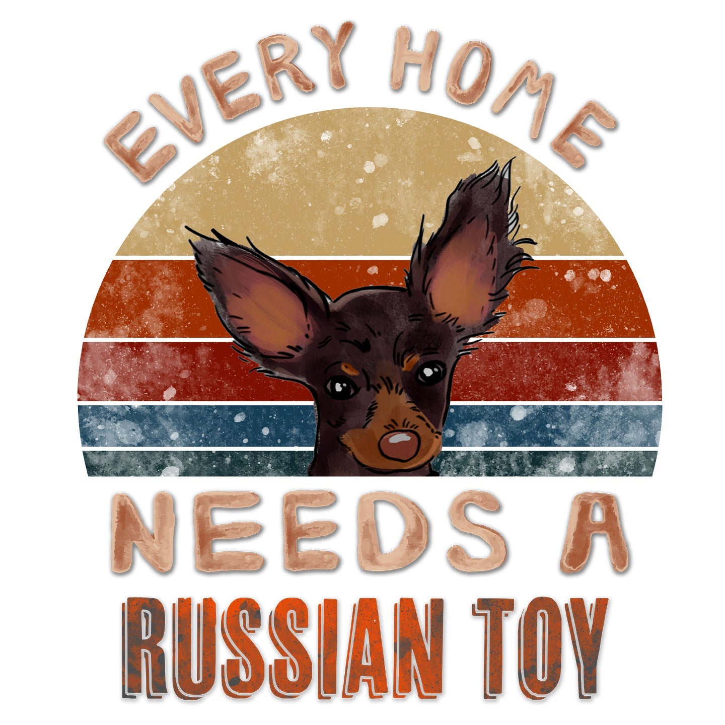 Every Home Needs a Russian Toy - Women's V-Neck T-Shirt