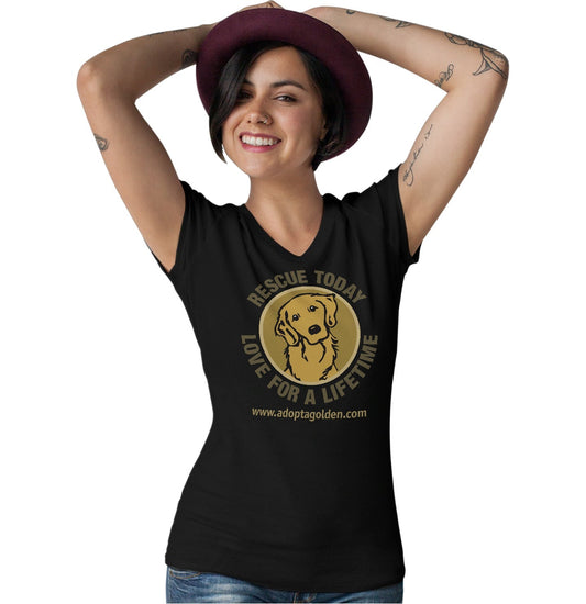 SEVA GRREAT Rescue Today - Women's V-Neck T-Shirt