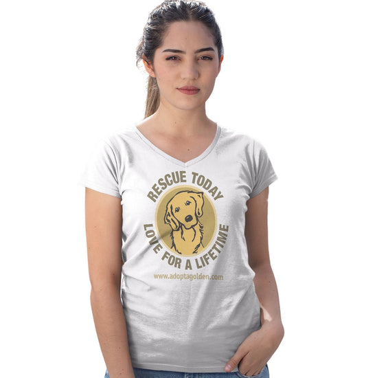 SEVA GRREAT Rescue Today - Women's V-Neck T-Shirt