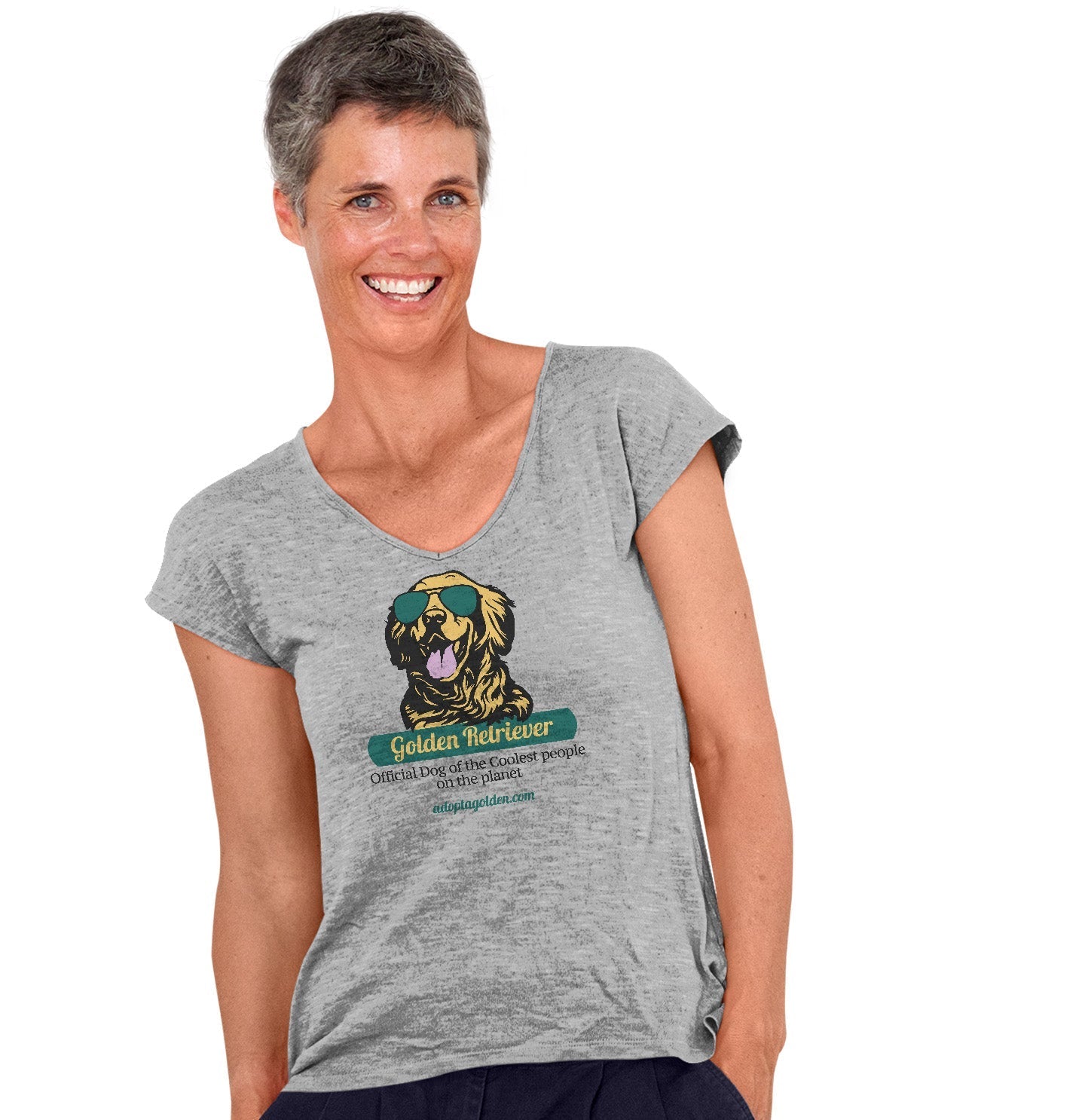 SEVA GRREAT Coolest People - Women's V-Neck T-Shirt