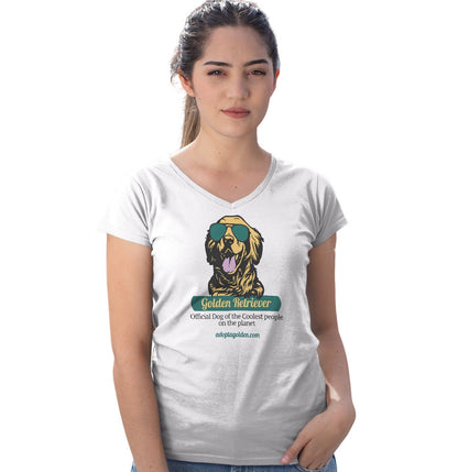 SEVA GRREAT Coolest People - Women's V-Neck T-Shirt