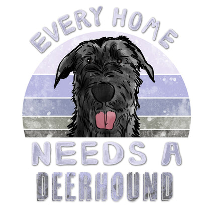 Every Home Needs a Scottish Deerhound - Women's V-Neck T-Shirt
