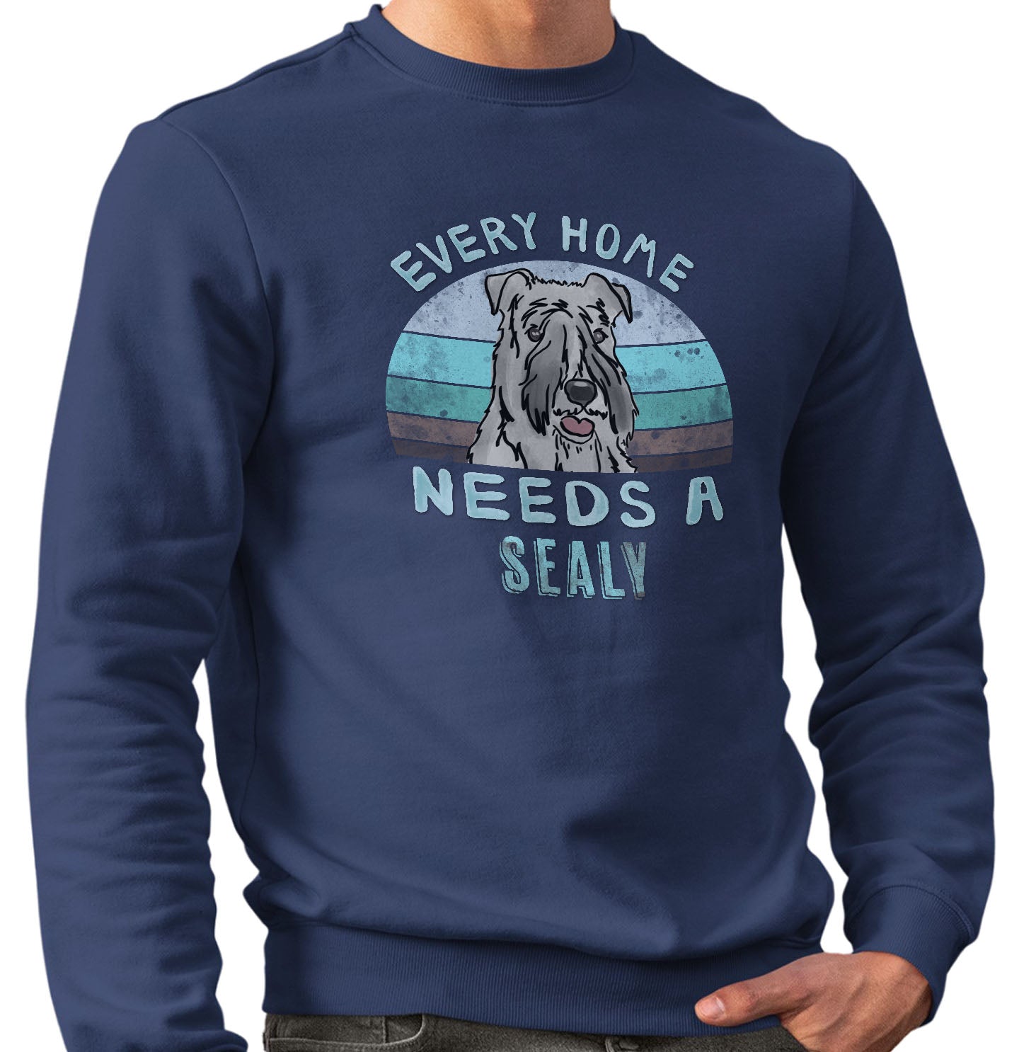 Every Home Needs a Sealyham Terrier - Adult Unisex Crewneck Sweatshirt