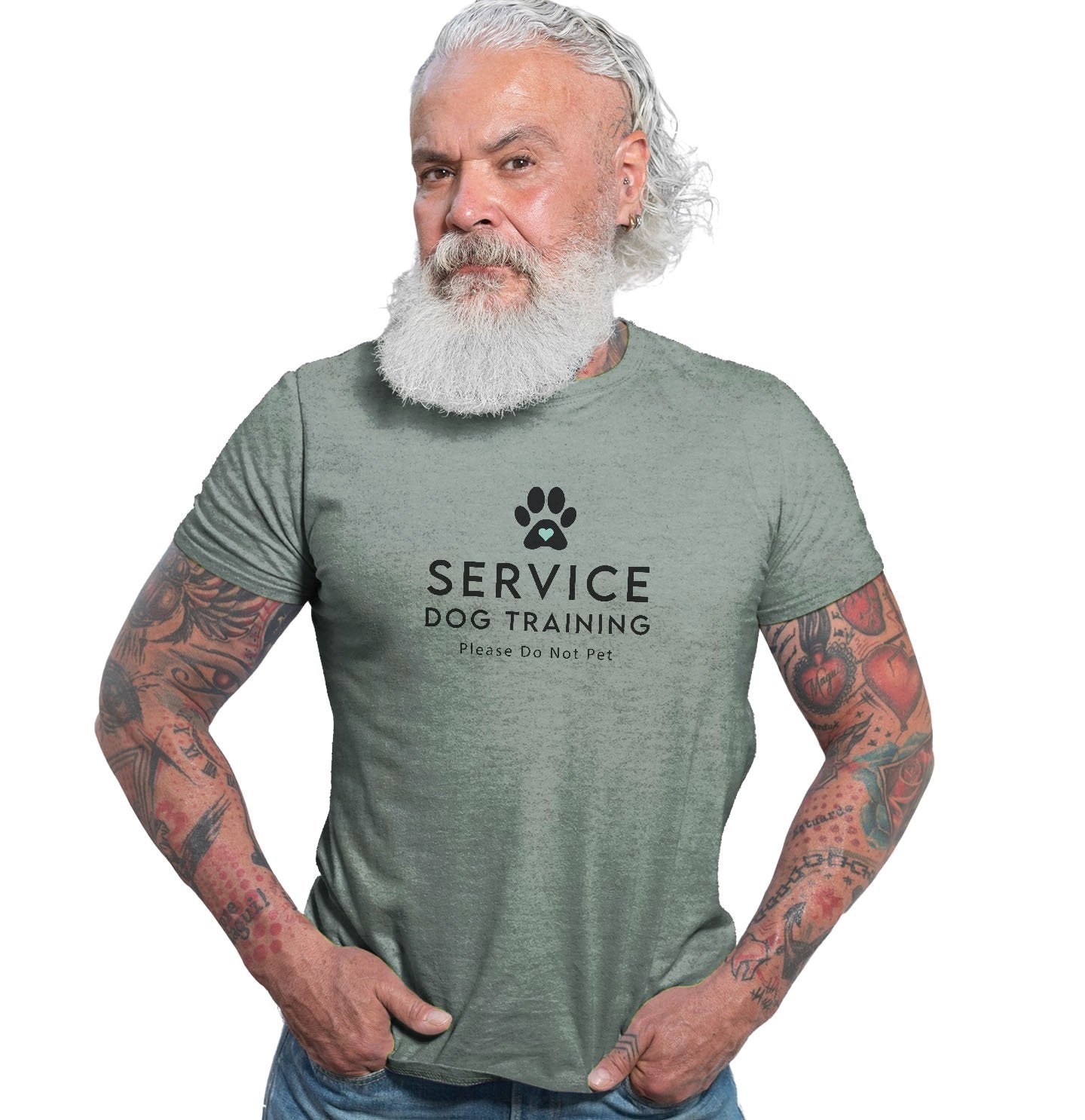 Animal Pride - Service Dog Training - Adult Tri-Blend T-Shirt