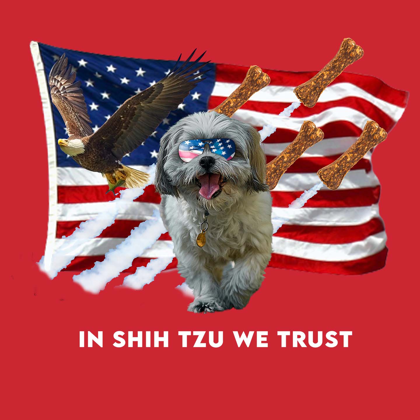 In Shih Tzus We Trust - Adult Unisex T-Shirt