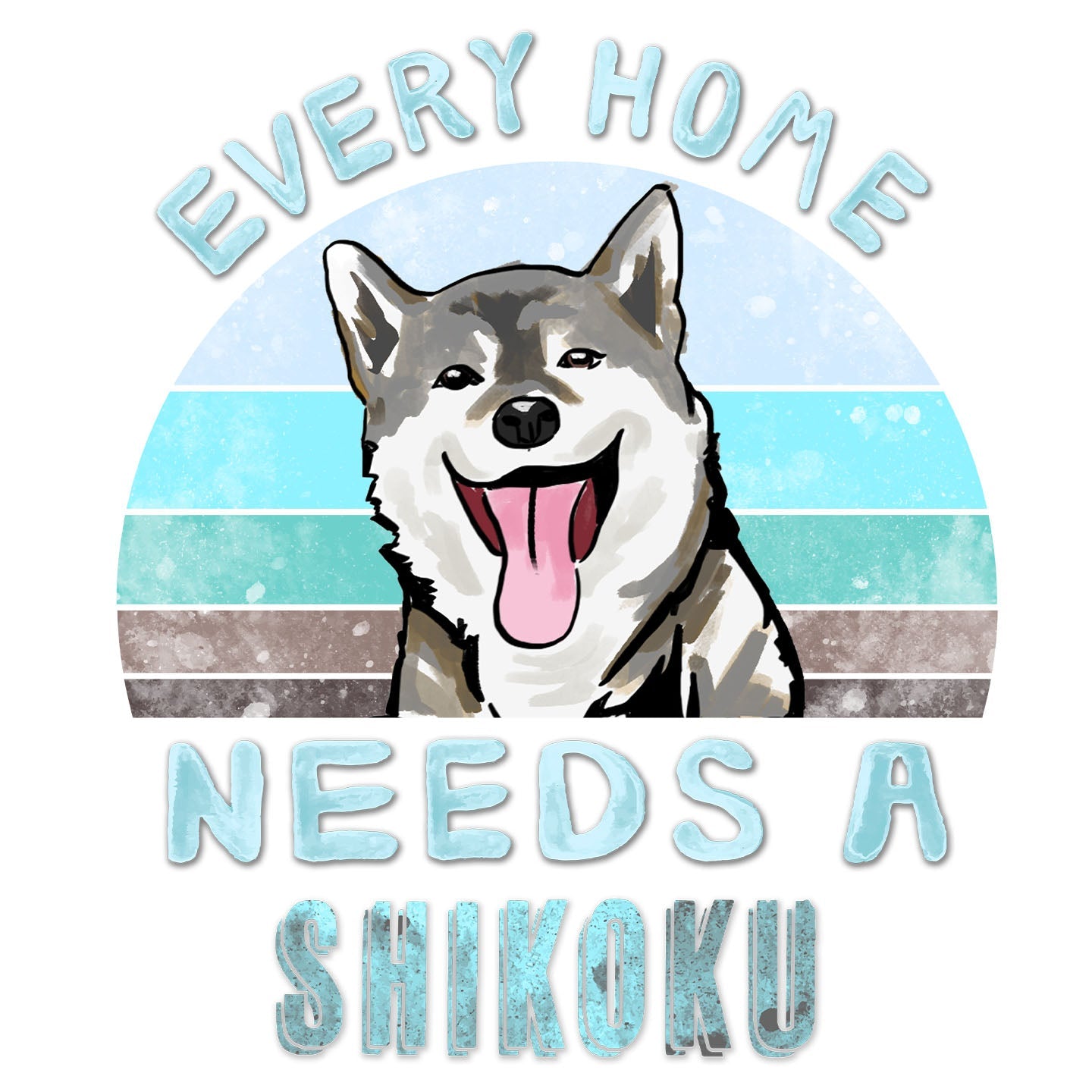Every Home Needs a Shikoku - Women's V-Neck T-Shirt
