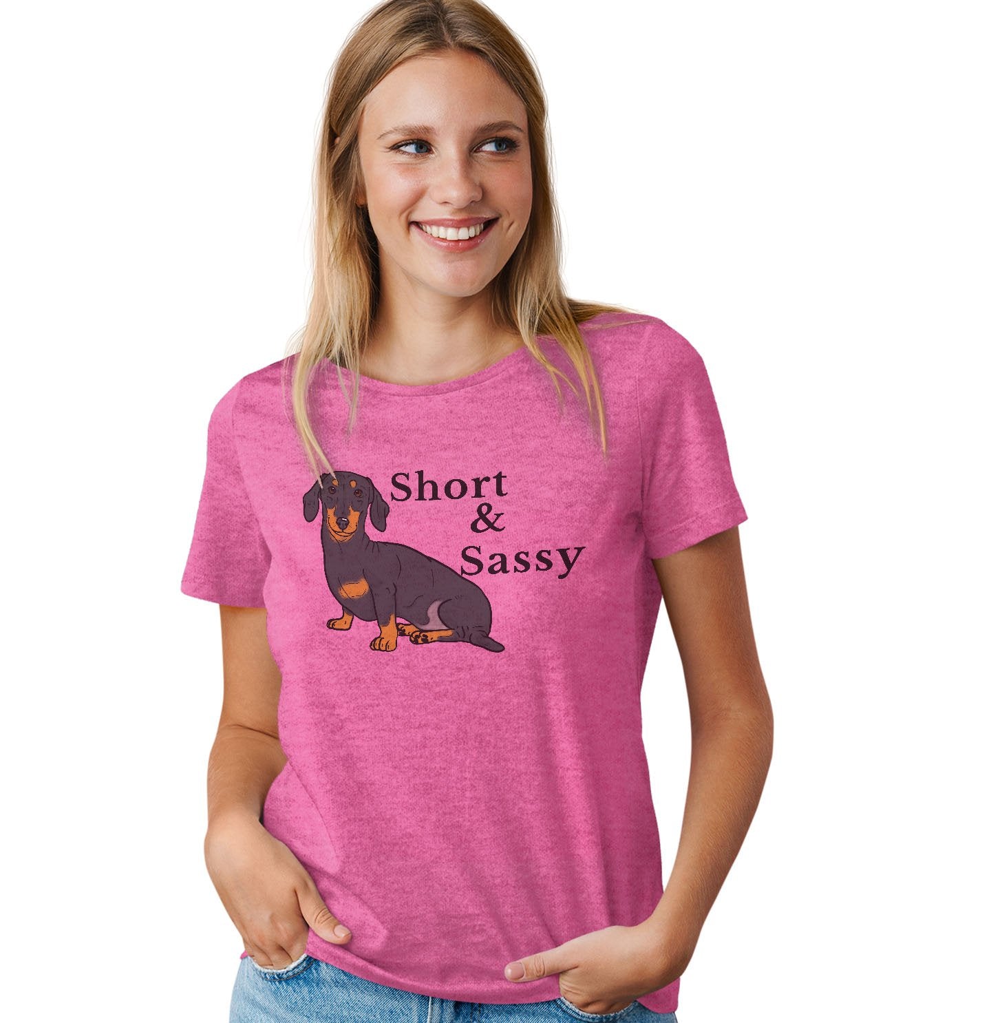 Short and Sassy - Women's Tri-Blend T-Shirt