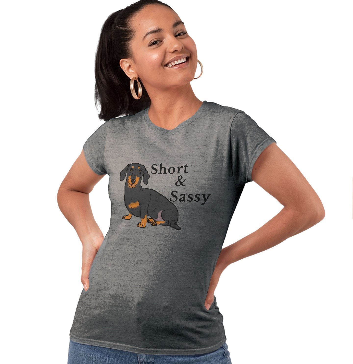 Short and Sassy - Women's Tri-Blend T-Shirt