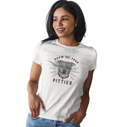 Show Your Pitties - Women's Fitted T-Shirt