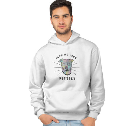 Animal Pride - Show Your Pitties - Adult Unisex Hoodie Sweatshirt