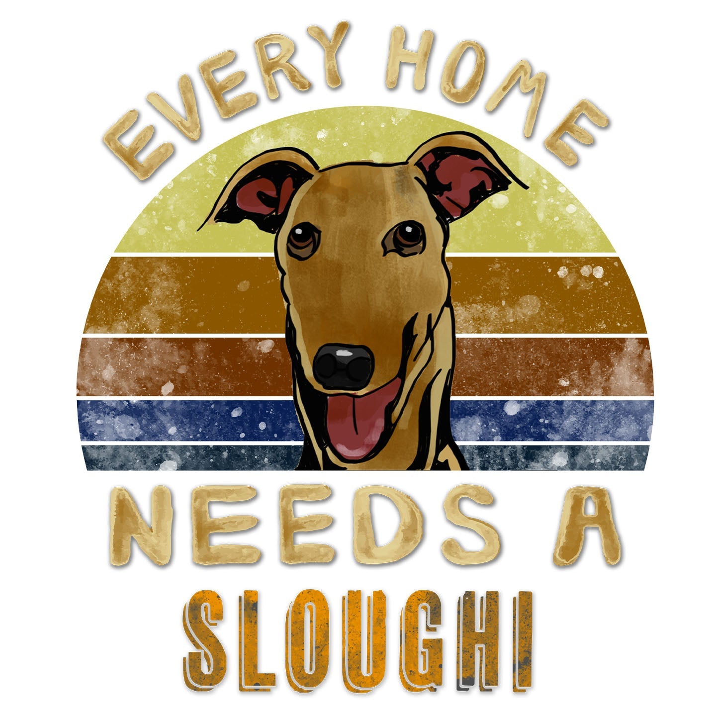 Every Home Needs a Sloughi - Women's V-Neck T-Shirt