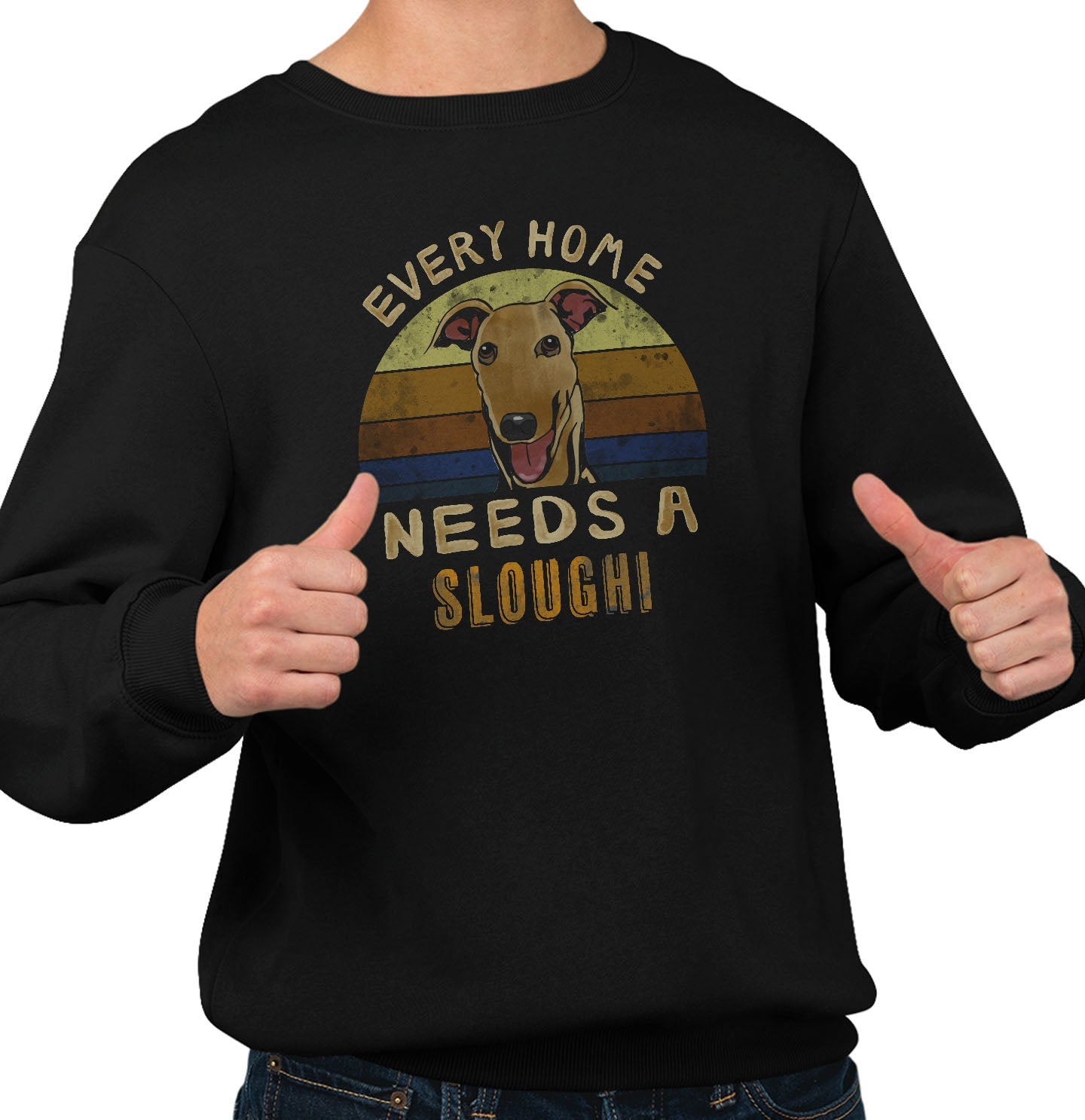 Every Home Needs a Sloughi - Adult Unisex Crewneck Sweatshirt