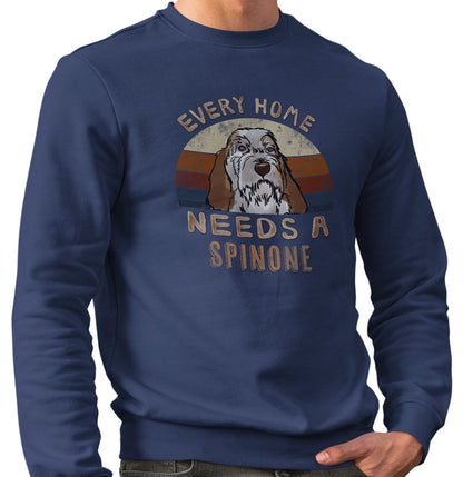 Every Home Needs a Spinone Italiano - Adult Unisex Crewneck Sweatshirt