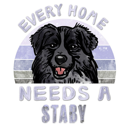 Every Home Needs a Stabyhoun - Women's V-Neck T-Shirt