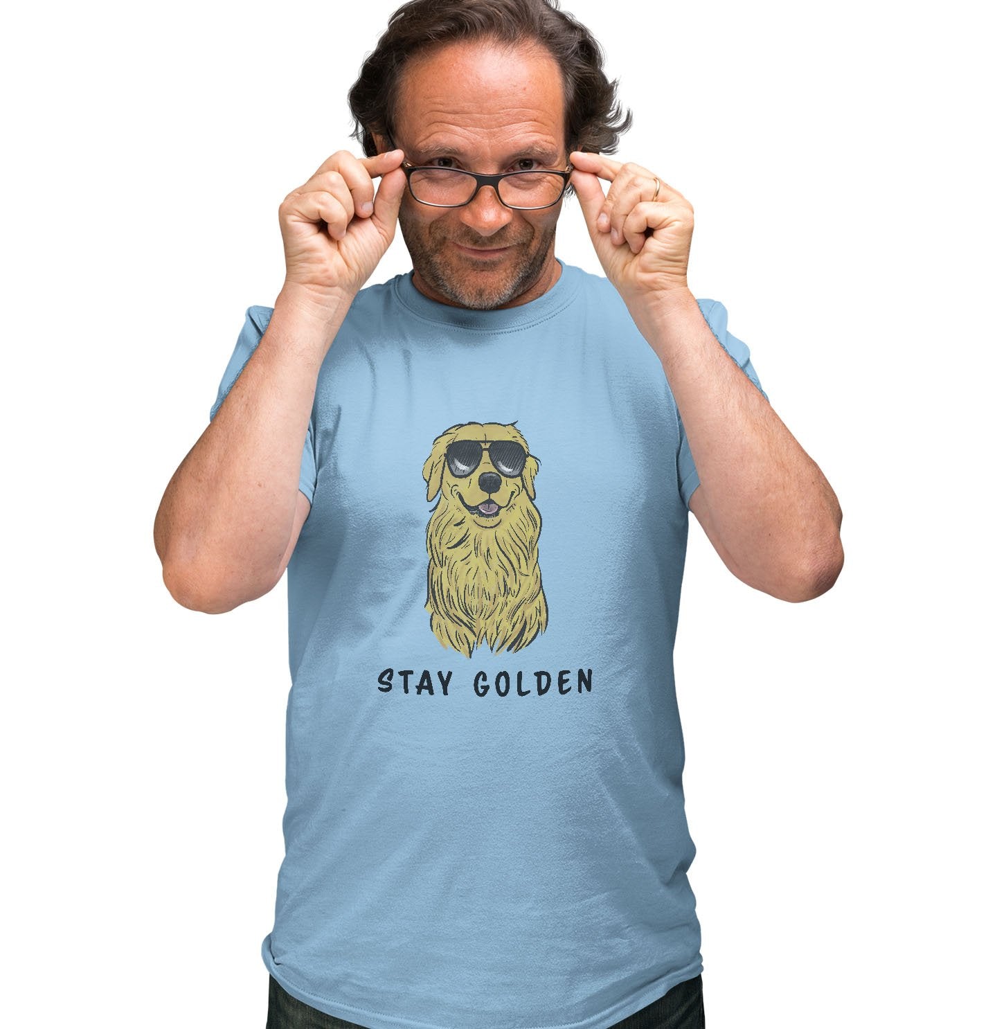 Stay Golden Retriever - Adult Unisex T-Shirt