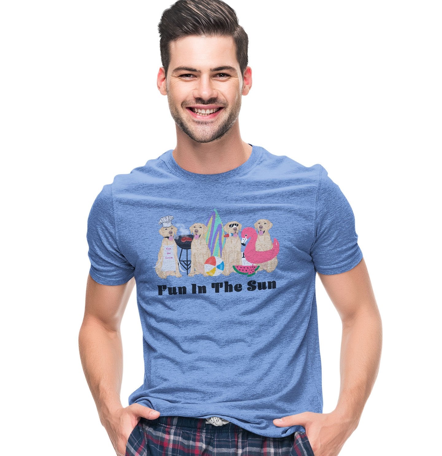 Summer Lineup Yellow Lab  - Tri-Blend T-Shirt