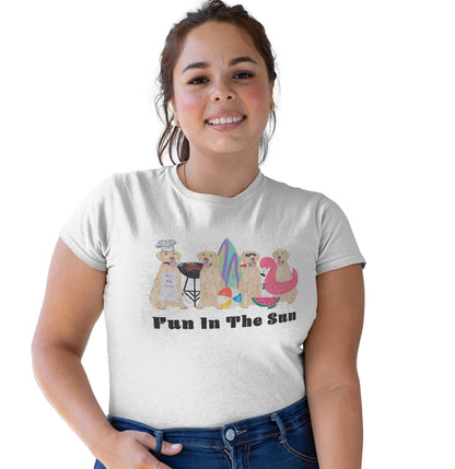 Summer Lineup Yellow Lab - Women's Tri-Blend T-Shirt